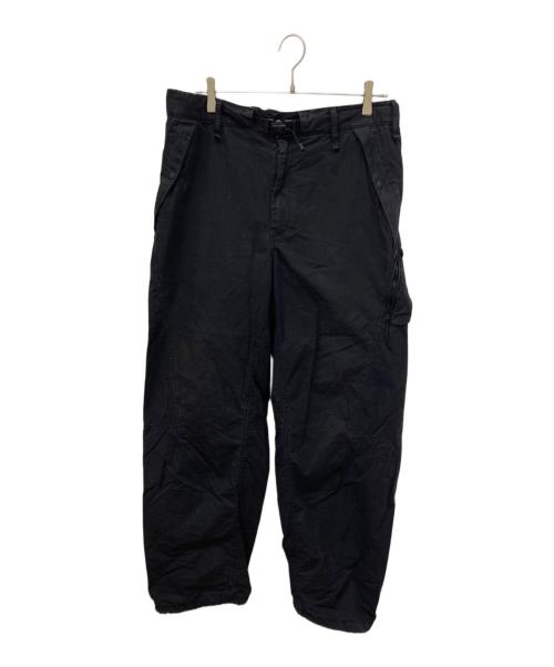 C.P COMPANY（シーピーカンパニー）C.P COMPANY (シーピーカンパニー) ガーメントダイゴーグルワイドパンツ ブラック サイズ:50の古着・服飾アイテム