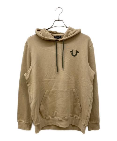 TRUE RELIGION（トゥルー レリジョン）TRUE RELIGION (トゥルー レリジョン) パーカー ベージュ サイズ:Ｌ 未使用品の古着・服飾アイテム