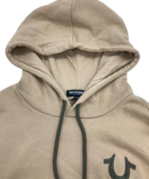 TRUE RELIGION（トゥルー レリジョン）TRUE RELIGION (トゥルー レリジョン) パーカー ベージュ サイズ:Ｌ 未使用品の古着・服飾アイテム