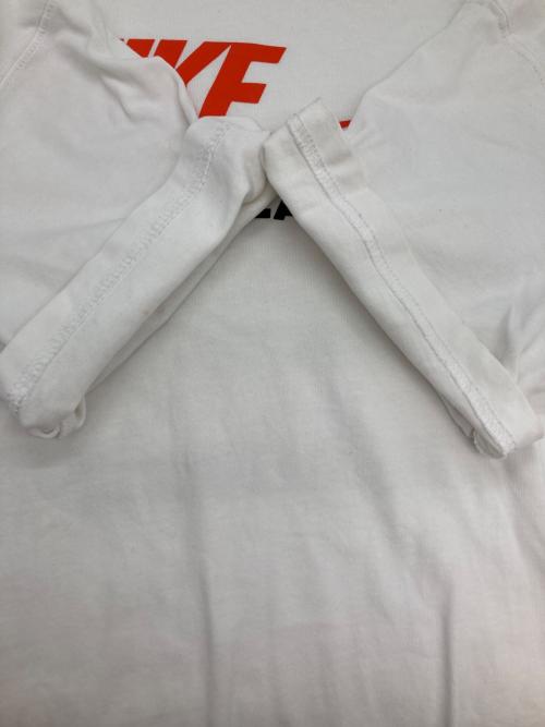 NIKE（ナイキ）NIKE (ナイキ) stussy (ステューシー) プリントTシャツ ホワイト サイズ:Mの古着・服飾アイテム