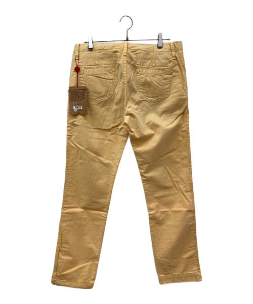 TRUE RELIGION（トゥルー レリジョン）TRUE RELIGION (トゥルー レリジョン) ダメージ加工チノパン GENO イエロー サイズ:81cm(W32) 未使用品の古着・服飾アイテム