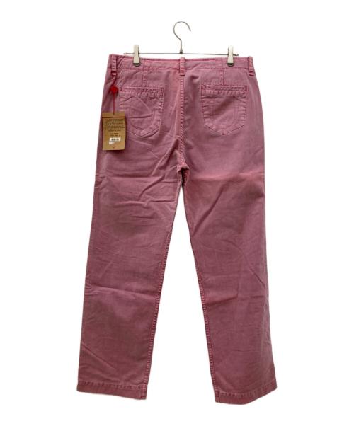 TRUE RELIGION（トゥルー レリジョン）TRUE RELIGION (トゥルー レリジョン) ダメージ加工チノパン ROMAN ピンク サイズ:83.5cm (W33) 未使用品の古着・服飾アイテム