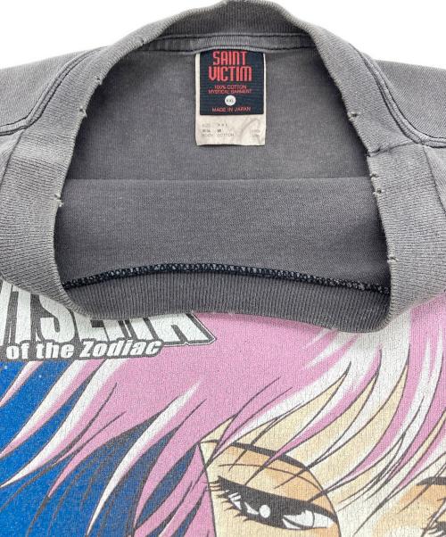 SAINT MICHAEL（セントマイケル）SAINT MICHAEL (セントマイケル) SS-SS TEE  SEIYA/コミックプリントTシャツ グレー サイズ:XXLの古着・服飾アイテム