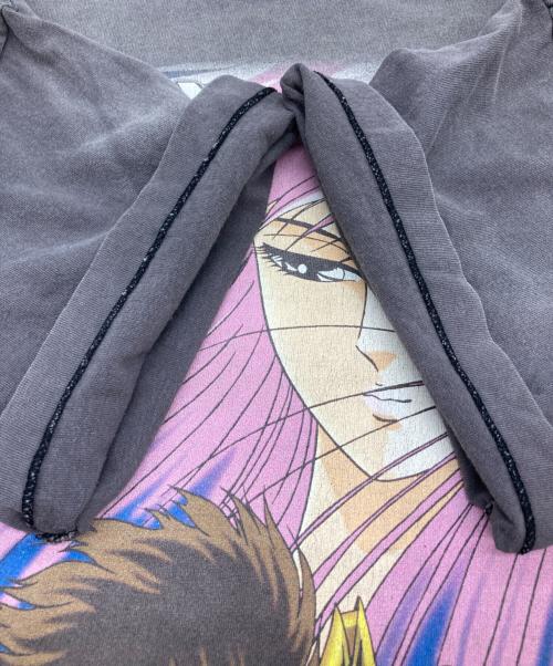 SAINT MICHAEL（セントマイケル）SAINT MICHAEL (セントマイケル) SS-SS TEE  SEIYA/コミックプリントTシャツ グレー サイズ:XXLの古着・服飾アイテム