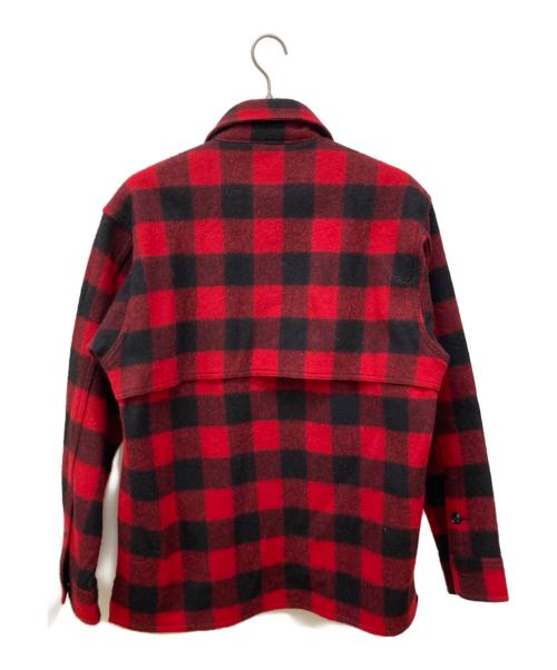 JOHNSON WOOLEN MILLS（ジョンソンウーレンミルズ）Johnson Woolen Mills (ジョンソンウーレンミルズ) バッファローチェックジャケット レッド サイズ:Mの古着・服飾アイテム