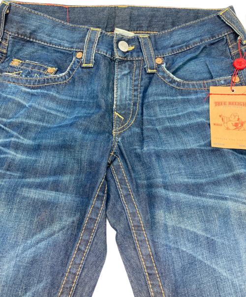 TRUE RELIGION（トゥルー レリジョン）TRUE RELIGION (トゥルー レリジョン) BOBBY ストレートデニムパンツ インディゴ サイズ:78.5cm (W31) 未使用品の古着・服飾アイテム
