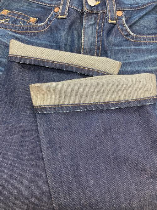 TRUE RELIGION（トゥルー レリジョン）TRUE RELIGION (トゥルー レリジョン) BOBBY ストレートデニムパンツ インディゴ サイズ:78.5cm (W31) 未使用品の古着・服飾アイテム