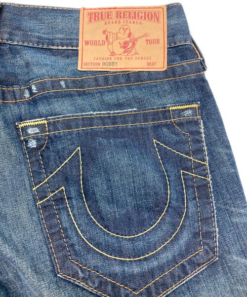 TRUE RELIGION（トゥルー レリジョン）TRUE RELIGION (トゥルー レリジョン) BOBBY ストレートデニムパンツ インディゴ サイズ:78.5cm (W31) 未使用品の古着・服飾アイテム