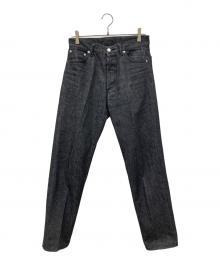 Jeanik（ジーニック）の古着「101 STRAIGHT 5POCKET DENIM」｜グレー