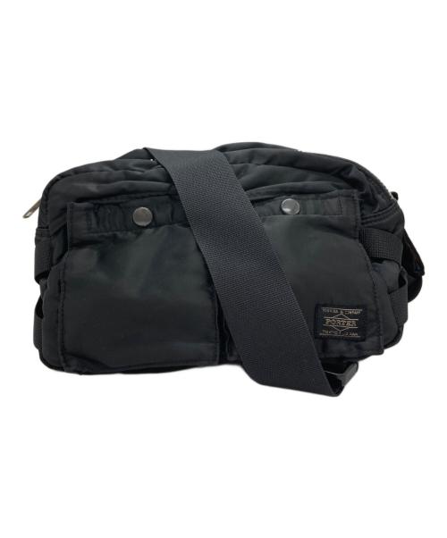 PORTER（ポーター）PORTER (ポーター) TANKER WAIST BAG ブラックの古着・服飾アイテム