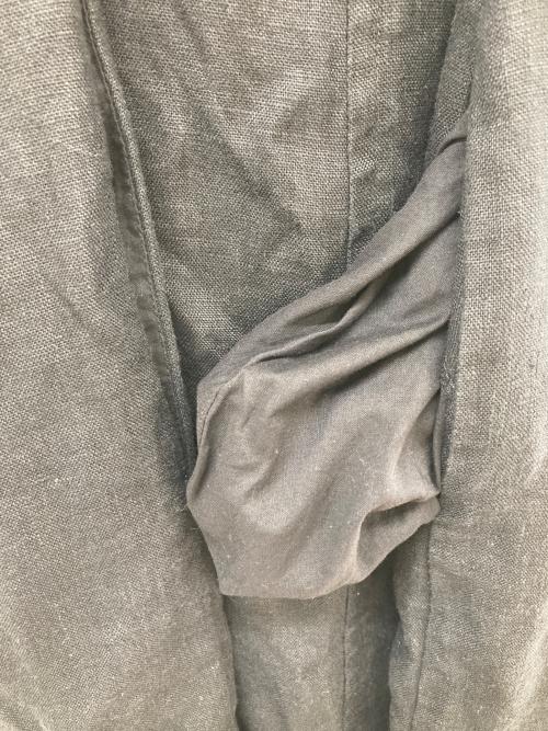KAGURE（カグレ）kagure (カグレ) リネンオールインワン ブラックの古着・服飾アイテム