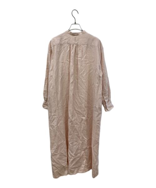 KAGURE（カグレ）kagure (カグレ) リネンシャツワンピース ピンク サイズ:FREEの古着・服飾アイテム