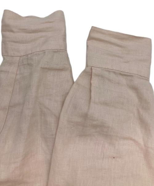 KAGURE（カグレ）kagure (カグレ) リネンシャツワンピース ピンク サイズ:FREEの古着・服飾アイテム