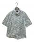 stussy（ステューシー）の古着「ベビーフェイス総柄半袖シャツ」｜グリーン