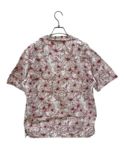 stussy（ステューシー）stussy (ステューシー) プルオーバーアロハシャツ レッド サイズ:Lの古着・服飾アイテム