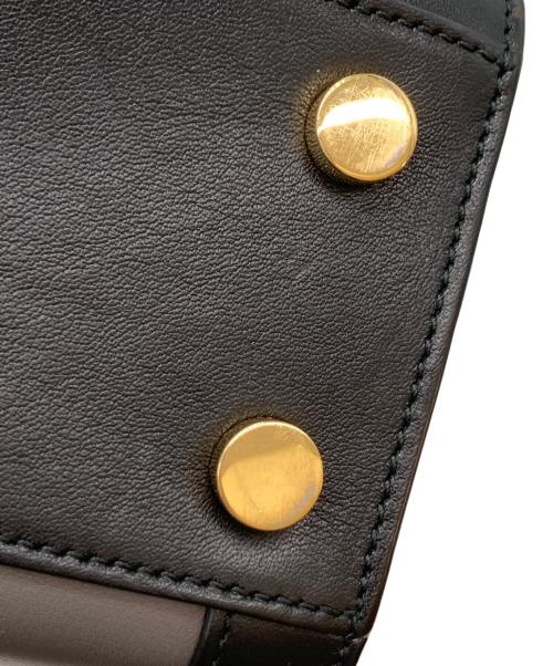 Saint Laurent Paris（サンローランパリ）Saint Laurent Paris (サンローランパリ) ナノ サックドジュール/2WAYショルダーバッグ グレー×ブラックの古着・服飾アイテム