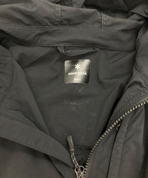 Snow peak（スノーピーク）snow peak (スノーピーク) マウンテンパーカー ブラック サイズ:Lの古着・服飾アイテム