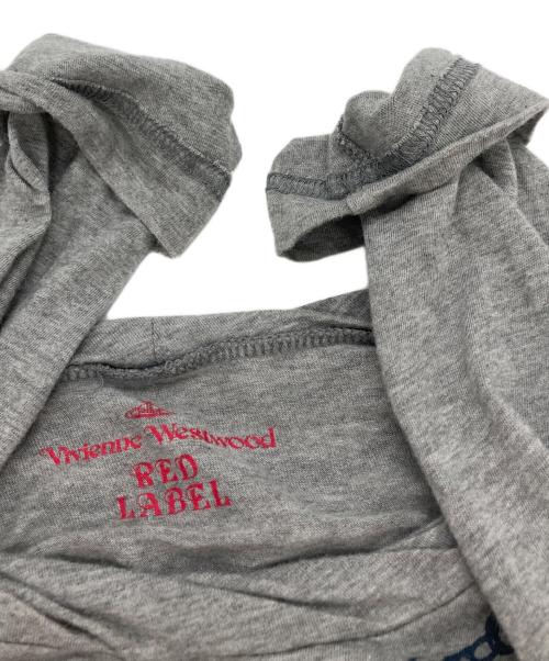 Vivienne Westwood RED LABEL（ヴィヴィアンウエストウッドレッドレーベル）Vivienne Westwood RED LABEL (ヴィヴィアンウエストウッドレッドレーベル) オーブプリントアシメカットソー グレー サイズ:Mの古着・服飾アイテム