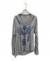 Vivienne Westwood RED LABEL（ヴィヴィアンウエストウッドレッドレーベル）の古着「オーブプリントアシメカットソー」｜グレー