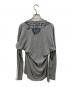 Vivienne Westwood RED LABEL (ヴィヴィアンウエストウッドレッドレーベル) オーブプリントアシメカットソー グレー サイズ:M：11000円