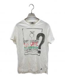 Vivienne Westwood（ヴィヴィアンウエストウッド）の古着「チャリティプリントTシャツ」｜ホワイト