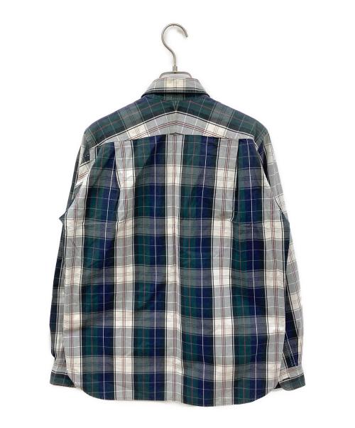 COMME des GARCONS JUNYA WATANABE MAN（コム デ ギャルソン ジュンヤ ワタナベ マン）COMME des GARCONS JUNYA WATANABE MAN (コム デ ギャルソン ジュンヤ ワタナベ マン) コーデュロイ切替チェックシャツ グリーン サイズ:XSの古着・服飾アイテム