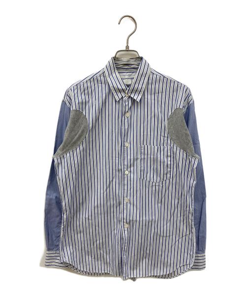 COMME des GARCONS SHIRT（コムデギャルソンシャツ）COMME des GARCONS SHIRT (コムデギャルソンシャツ) 切替シャツ ブルー サイズ:XSの古着・服飾アイテム