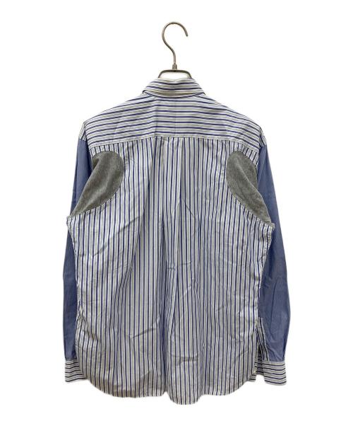 COMME des GARCONS SHIRT（コムデギャルソンシャツ）COMME des GARCONS SHIRT (コムデギャルソンシャツ) 切替シャツ ブルー サイズ:XSの古着・服飾アイテム