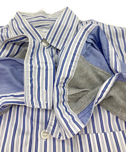 COMME des GARCONS SHIRT（コムデギャルソンシャツ）COMME des GARCONS SHIRT (コムデギャルソンシャツ) 切替シャツ ブルー サイズ:XSの古着・服飾アイテム
