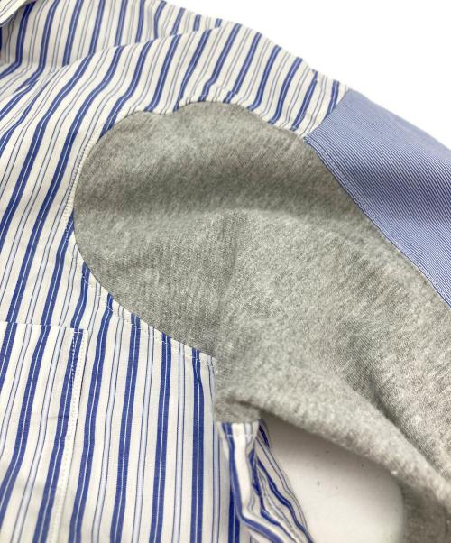 COMME des GARCONS SHIRT（コムデギャルソンシャツ）COMME des GARCONS SHIRT (コムデギャルソンシャツ) 切替シャツ ブルー サイズ:XSの古着・服飾アイテム