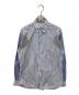 COMME des GARCONS SHIRT（コムデギャルソンシャツ）の古着「切替シャツ」｜ブルー