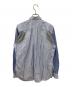 COMME des GARCONS SHIRT (コムデギャルソンシャツ) 切替シャツ ブルー サイズ:XS：10000円