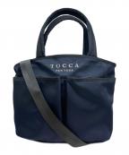 TOCCAトッカ）の古着「T-INCONTRO TOTE/ショルダーバッグ」｜ネイビー