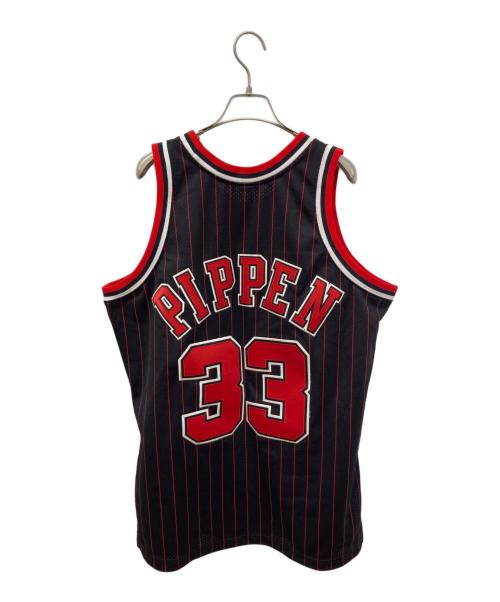 MITCHELL & NESS（ミッチェルアンドネス）MITCHELL & NESS (ミッチェルアンドネス) ゲームシャツ レッド サイズ:Lの古着・服飾アイテム