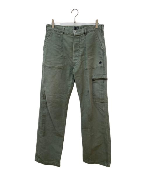 Schott（ショット）Schott (ショット) stussy (ステューシー) ワークパンツ グリーン サイズ:Mの古着・服飾アイテム