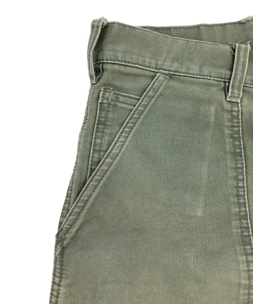 Schott（ショット）Schott (ショット) stussy (ステューシー) ワークパンツ グリーン サイズ:Mの古着・服飾アイテム