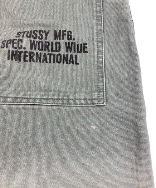 Schott（ショット）Schott (ショット) stussy (ステューシー) ワークパンツ グリーン サイズ:Mの古着・服飾アイテム