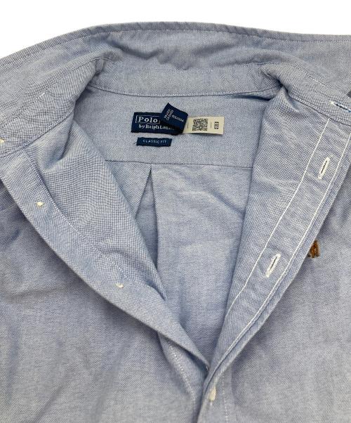 POLO RALPH LAUREN（ポロ・ラルフローレン）POLO RALPH LAUREN (ポロ・ラルフローレン) ポニー刺繍オックスフォードシャツ ブルー サイズ:XSの古着・服飾アイテム