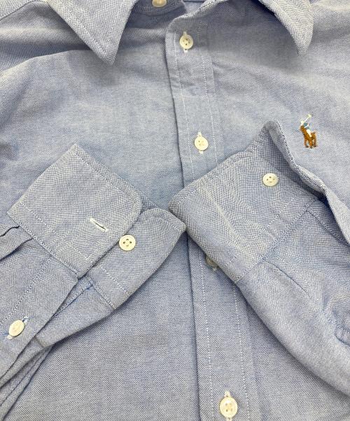 POLO RALPH LAUREN（ポロ・ラルフローレン）POLO RALPH LAUREN (ポロ・ラルフローレン) ポニー刺繍オックスフォードシャツ ブルー サイズ:XSの古着・服飾アイテム