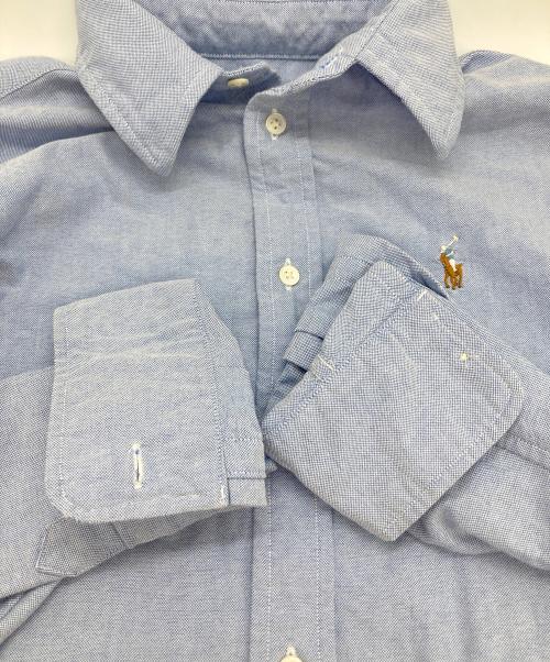 POLO RALPH LAUREN（ポロ・ラルフローレン）POLO RALPH LAUREN (ポロ・ラルフローレン) ポニー刺繍オックスフォードシャツ ブルー サイズ:XSの古着・服飾アイテム