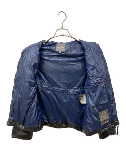 DUVETICA（デュベティカ）DUVETICA (デュベティカ) ダウンジャケット グレー×ブルー サイズ:38の古着・服飾アイテム
