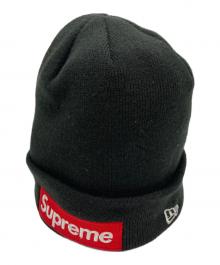 SUPREME×New Era（シュプリーム×ニューエラ）の古着「Box Logo Beanie/ニット帽」｜ブラック