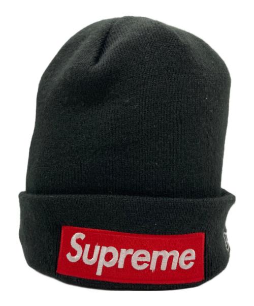 SUPREME（シュプリーム）Supreme (シュプリーム) New Era (ニューエラ) Box Logo Beanie/ニット帽 ブラックの古着・服飾アイテム