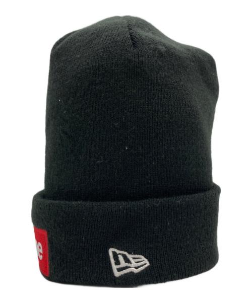 SUPREME（シュプリーム）Supreme (シュプリーム) New Era (ニューエラ) Box Logo Beanie/ニット帽 ブラックの古着・服飾アイテム