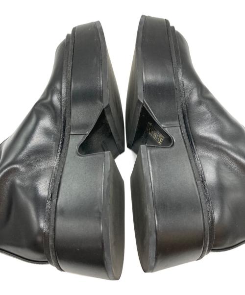 JIL SANDER（ジルサンダー）JIL SANDER (ジルサンダー) フロントジップブーツ ブラック サイズ:38の古着・服飾アイテム