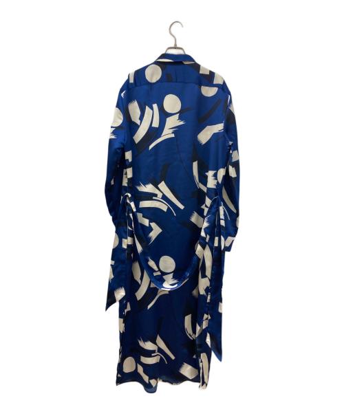 LAUREN RALPH LAUREN（ローレン ラルフ ローレン）LAUREN RALPH LAUREN (ローレン ラルフ ローレン) シャツワンピース ブルー サイズ:14の古着・服飾アイテム