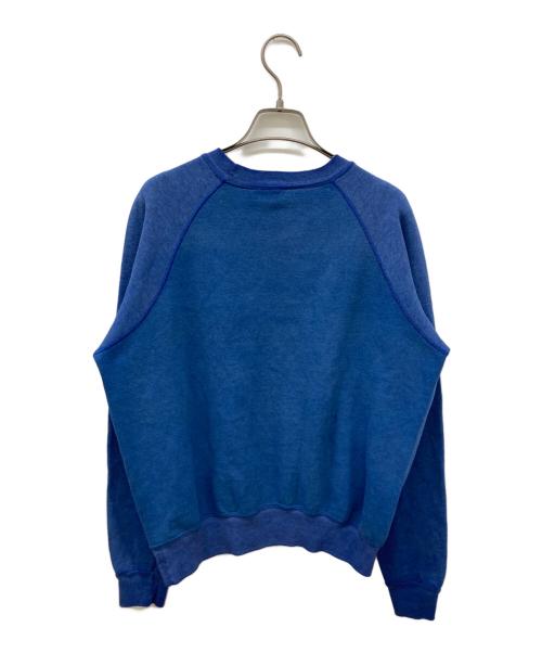 USED（ユーズド）USED (ユーズド) ラグランスウェット ブルー サイズ:Ｌの古着・服飾アイテム