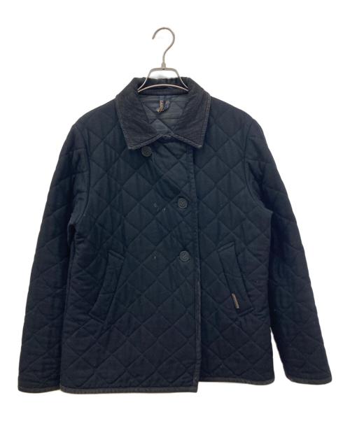 LAVENHAM（ラベンハム）LAVENHAM (ラベンハム) キルティングジャケット ブラック サイズ:Ｍの古着・服飾アイテム