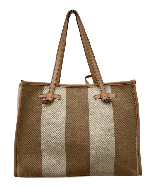 GIANNI CHIARINI（ジャンニ キアリーニ）GIANNI CHIARINI (ジャンニ キアリーニ) MARCELLA M/トートバッグ ブラウンの古着・服飾アイテム