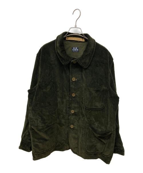 old town（オールドタウン）OLD TOWN (オールドタウン) コーデュロイジャケット グリーン サイズ:42の古着・服飾アイテム
